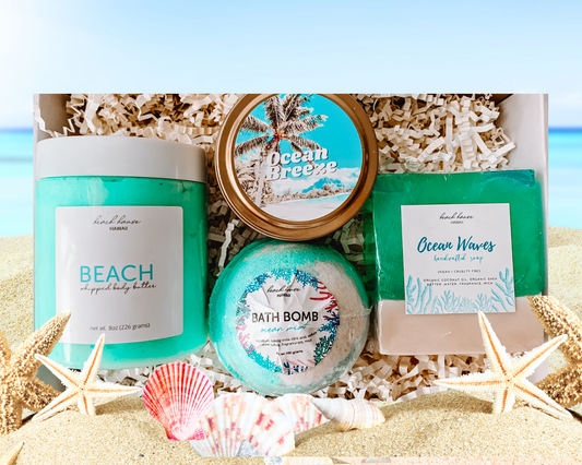 Beach Gift Box/Ocean Lover Gift Basket/Beach Gift Basket/Beach Gift Set/Spa Gift Set/Relaxation Gift Basket/Spa Gift Box/Pamper Box