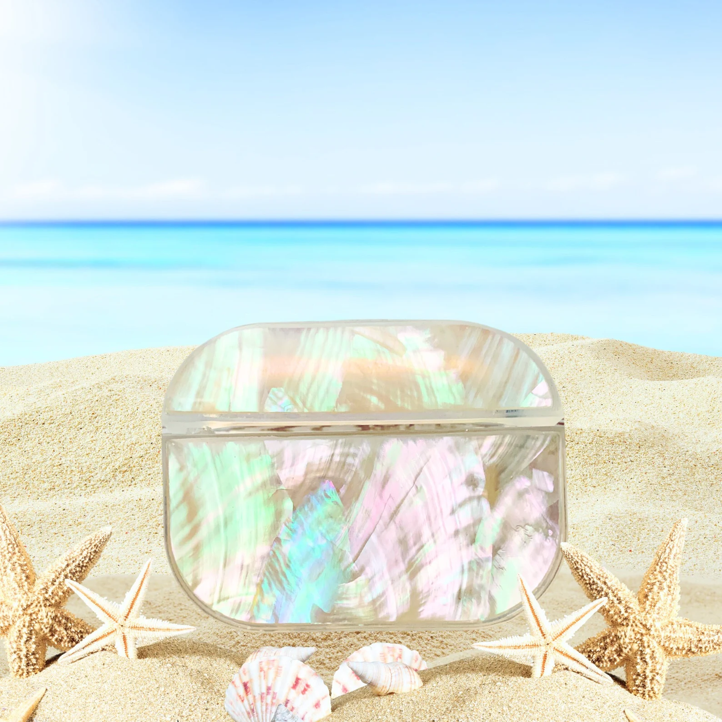 Natural Abalone Seashell AirPods Pro 2 Case, AirPods Pro (2nd generation) Case