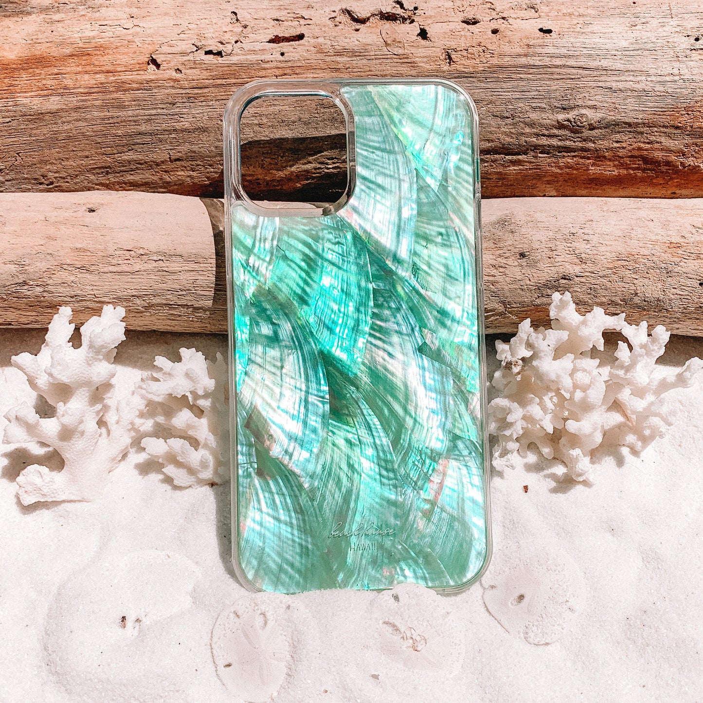 Natural Abalone Shell  Aquamarine Sea Green iPhone 15 Pro Tough Case, 15 Pro Max Tough Case, iPhone 12, iPhone 11 Pro, iPhone 11 Pro Max