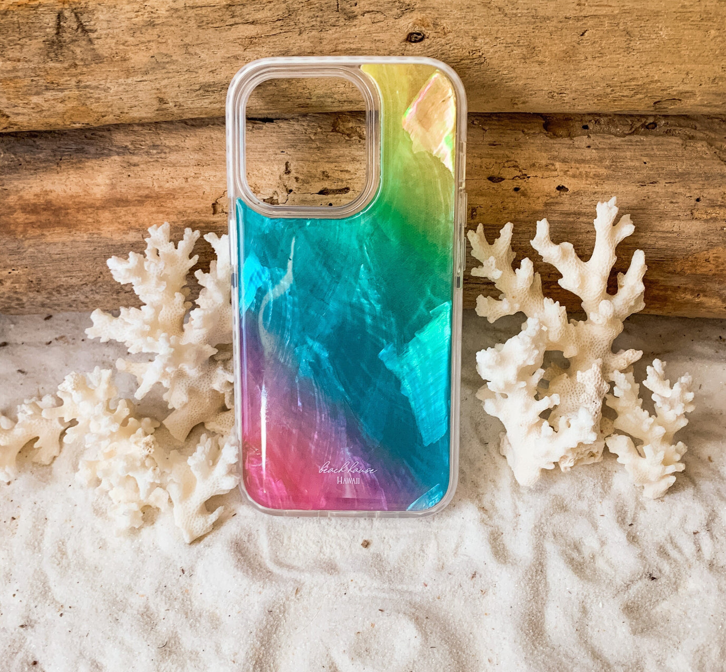 Abalone Shell iPhone 14 Pro Max, Ombre iPhone 14 Pro Max Tough Case, Magsafe iPhone Case, Rainbow Ombre Case, Color Gradient iPhone Case